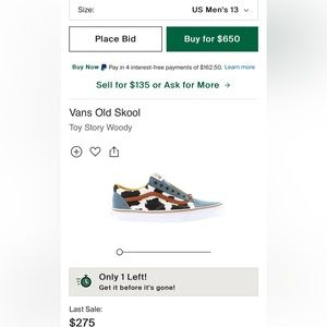 Vans old skool woody